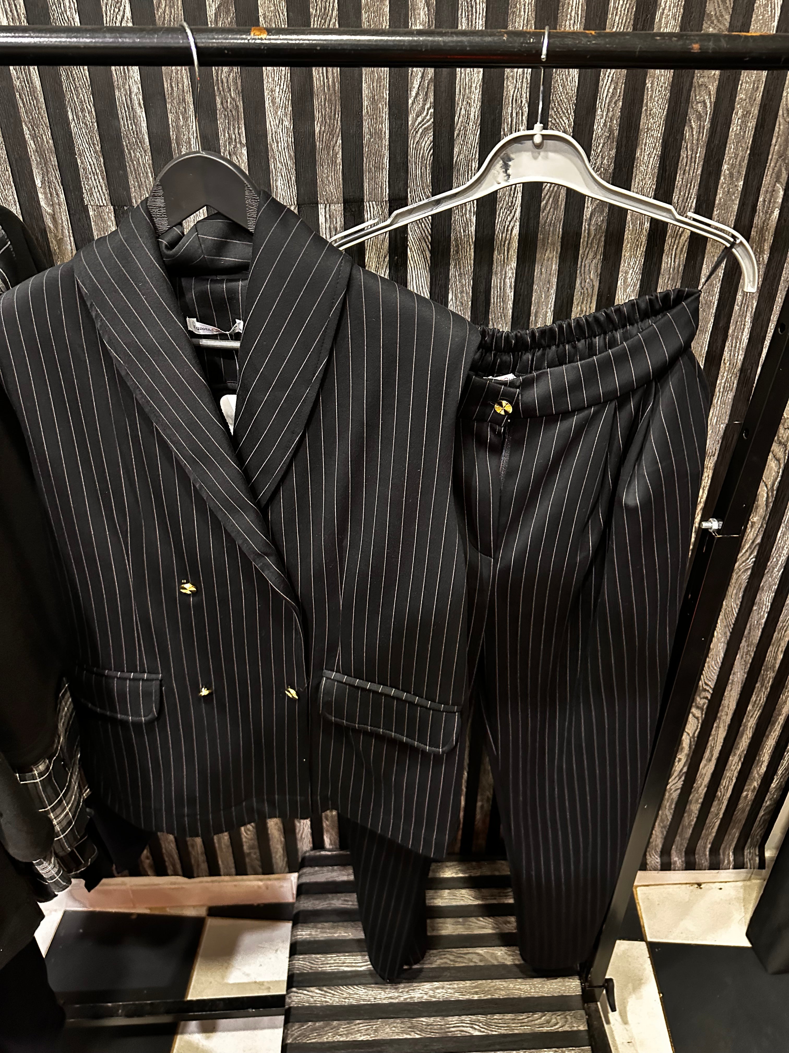 Kadın Çizgili Premium Takım Tüylenmez