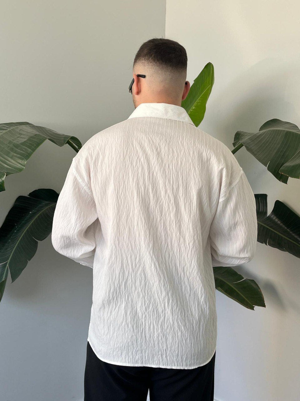 Keten Gömlek Beyaz - QUUL TR